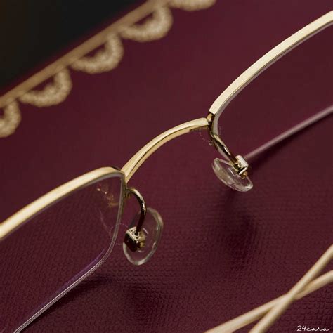 cartier solid gold eyeglasses